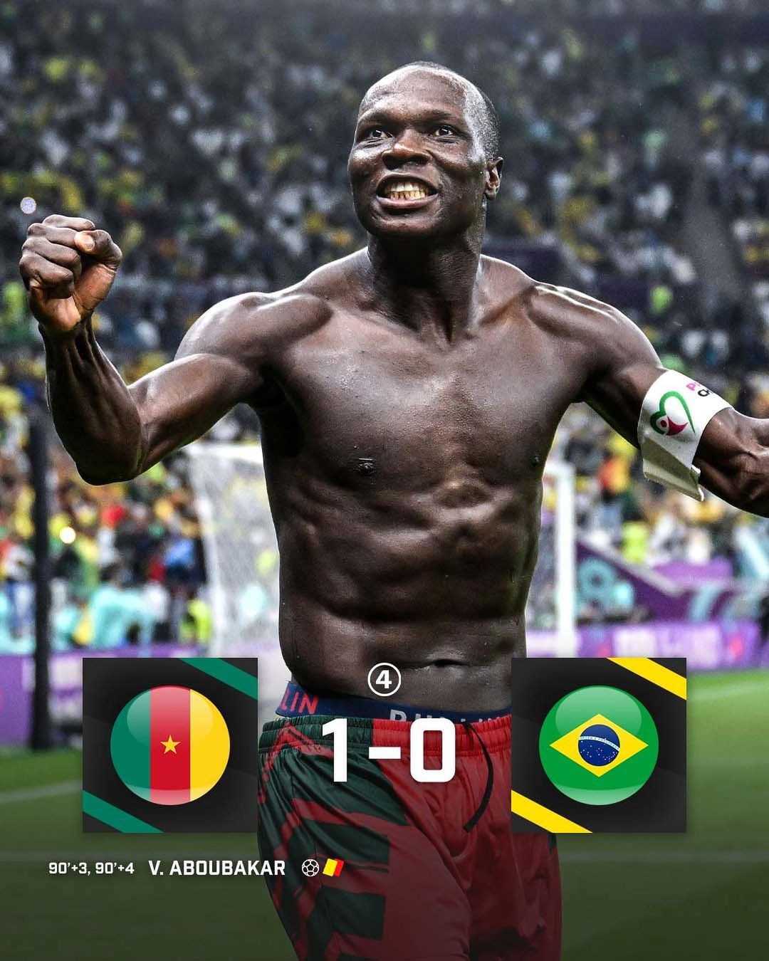 Cameroon quật ngã Brazil, ngẩng cao đầu rời World Cup 2022
