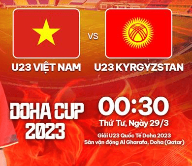 Nhận định U23 Việt Nam vs Kyrgyzstan: Lời chia tay Doha Cup, Link xem trực tiếp 29/3