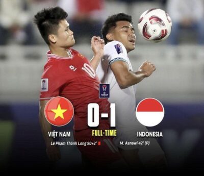 Thua Indonesia, tuyển Việt Nam bị loại khỏi Asian Cup 2023